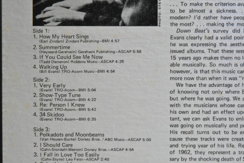Bill Evans [빌 에반스] ‎- The Second Trio - 중고 수입 오리지널 아날로그 LP