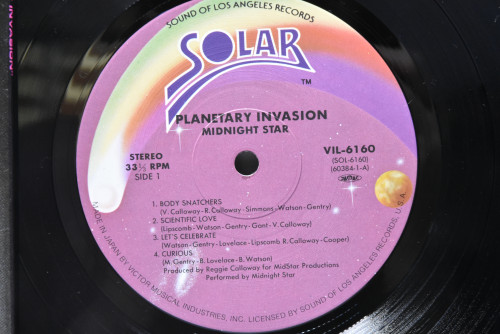 Midnight Star [미드나잇 스타] - Planetary Invasion ㅡ 중고 수입 오리지널 아날로그 LP