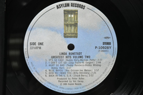 Linda Ronstadt [린다 론스타드] - Greatest Hits Volume Two ㅡ 중고 수입 오리지널 아날로그 LP