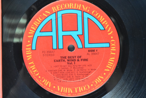 Earth, Wind &amp; Fire [어스 윈드 앤 파이어] - The Best Of Earth, Wind &amp; Fire Vol.1 ㅡ 중고 수입 오리지널 아날로그 LP