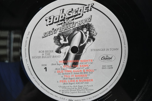 Bob Seger &amp; The Silver Bullet Band [밥 시거] - Stranger In Town ㅡ 중고 수입 오리지널 아날로그 LP