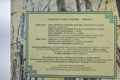 Emerson, Lake &amp; Palmer [에머슨 레이크 앤 파머] - Trilogy ㅡ 중고 수입 오리지널 아날로그 LP