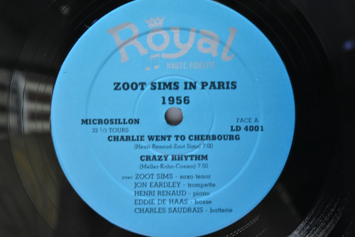 Zoot Sims [주트 심스] ‎- In Paris 1956 - 중고 수입 오리지널 아날로그 LP