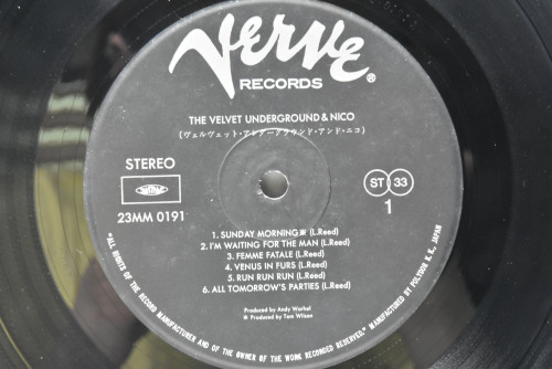 The Velvet Underground &amp; Nico [벨벳 언더그라운드] - The Velvet Underground &amp; Nico ㅡ 중고 수입 오리지널 아날로그 LP