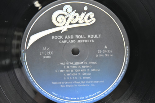 Garland Jeffreys [갈란드 제프리즈] - Rock &amp; Roll Adult ㅡ 중고 수입 오리지널 아날로그 LP