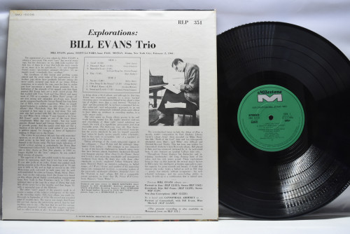Bill Evans Trio [빌 에반스] ‎- Explorations - 중고 수입 오리지널 아날로그 LP