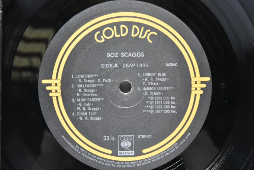 Boz Scaggs [보즈 스캑스] - Gold Disc ㅡ 중고 수입 오리지널 아날로그 LP