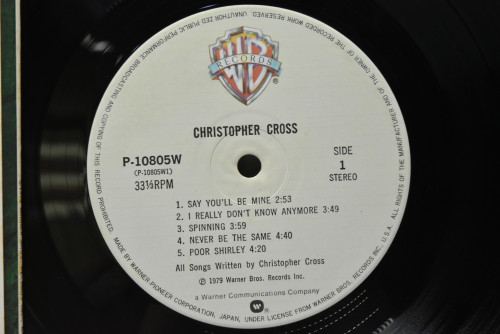 Christopher Cross [크리스토퍼 크로스] - Christopher Cross ㅡ 중고 수입 오리지널 아날로그 LP