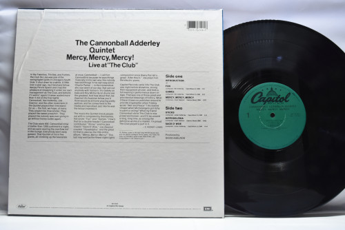 The Cannonball Adderley Quintet [캐논볼 애덜리] ‎- Mercy, Mercy, Mercy! - Live At &quot;The Club&quot; - 중고 수입 오리지널 아날로그 LP