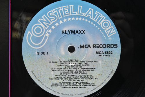 Klymaxx [클라이맥스] - Klymaxx ㅡ 중고 수입 오리지널 아날로그 LP