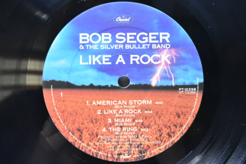 Bob Seger And The Silver Bullet Band [밥 시거] - Like A Rock ㅡ 중고 수입 오리지널 아날로그 LP