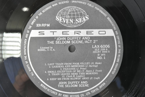 The Seldom Scene [셀덤 신] ‎- Act 2 - 중고 수입 오리지널 아날로그 LP