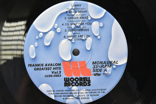 Frankie Avalon [프랭키 아발론] ‎- Greatest Hits! Vol.2 - 중고 수입 오리지널 아날로그 LP