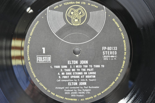 Elton John [엘튼 존]  - Elton John ㅡ 중고 수입 오리지널 아날로그 LP