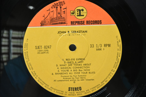 John B. Sebastian [존 세바스티안] - John B. Sebastian ㅡ 중고 수입 오리지널 아날로그 LP