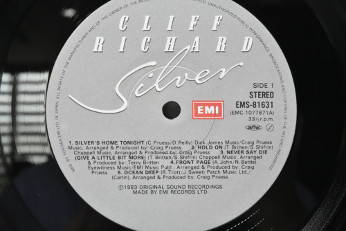Cliff Richard [클리프 리차드] ‎- Silver - 중고 수입 오리지널 아날로그 LP