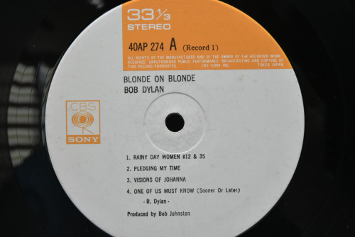 Bob Dylan [밥 딜런] - Blonde On Blonde ㅡ 중고 수입 오리지널 아날로그 LP