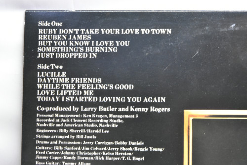 Kenny Rogers [케니 로저스] - Ten Years Of Gold ㅡ 중고 수입 오리지널 아날로그 LP