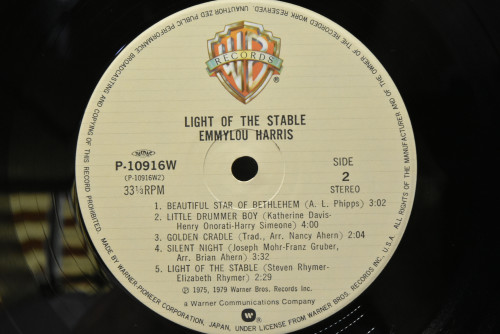 Emmylou Harris [애밀루 해리스] - Light Of The Stable - The Christman Album ㅡ 중고 수입 오리지널 아날로그 LP