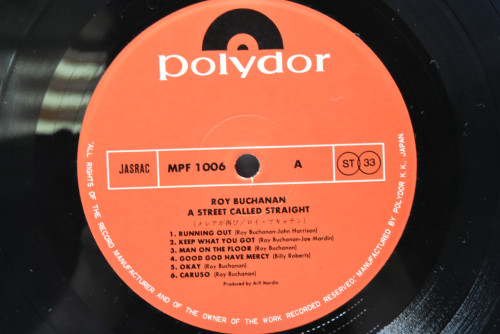 Roy Buchanan [로이 부캐넌] - A Street Called Straight ㅡ 중고 수입 오리지널 아날로그 LP