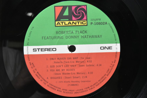 Roberta Flack, Donny Hathaway [로버타 플랙, 도니 해서웨이] - Roberta Flack Featuring Donny Hathaway ㅡ 중고 수입 오리지널 아날로그 LP