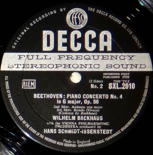 Beethoven - Piano Concerto No.4- Wilhelm Backhaus
