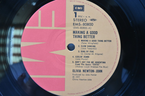 Olivia Newton-John [올리비아 뉴튼 존] - Making A Good Thing Better ㅡ 중고 수입 오리지널 아날로그 LP