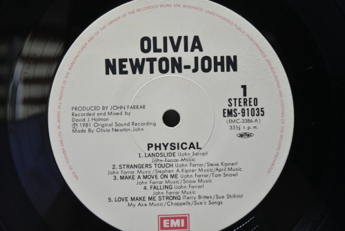 Olivia Newton-John [올리비아 뉴튼 존] - Physical ㅡ 중고 수입 오리지널 아날로그 LP
