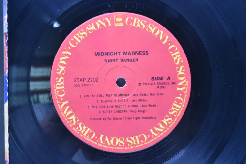 Night Ranger [나이트 레인저] - Midnight Madness ㅡ 중고 수입 오리지널 아날로그 LP