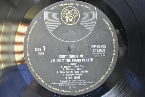 Elton John [엘튼 존]  - Don&#039;t Shoot Me I&#039;m Only The Piano Player ㅡ 중고 수입 오리지널 아날로그 LP