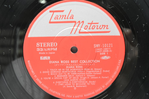 Diana Ross [다이애나 로스] - Best Collection ㅡ 중고 수입 오리지널 아날로그 LP