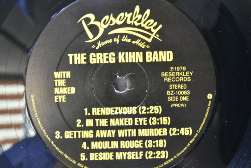Greg Kihn Band [그렉 킨 밴드] - With The Naked Eye ㅡ 중고 수입 오리지널 아날로그 LP