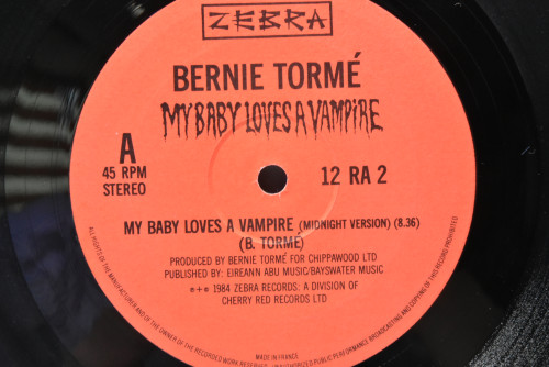 Bernie Torme [버니 토미] - My Baby Loves A Vampire ㅡ 중고 수입 오리지널 아날로그 LP