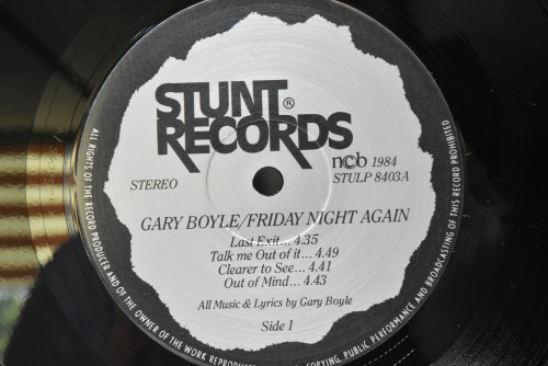 Gary Boyle [게리 보일] - Friday Night Again ㅡ 중고 수입 오리지널 아날로그 LP