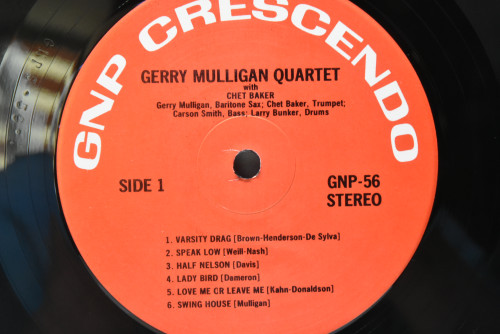 Gerry Mulligan With Chet Baker Special Added Attraction! Buddy DeFranco And His Quartet With Voices ‎- Gerry Mulligan With Chet Baker Special Added Attraction! Buddy DeFranco And His Quartet With Voices - 중고 수입 오리지널 아날로그 LP