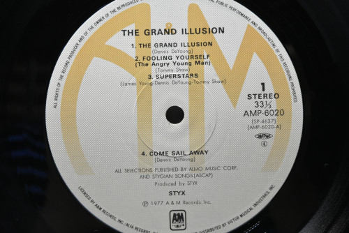Styx [스틱스] - The Grand lllusion ㅡ 중고 수입 오리지널 아날로그 LP