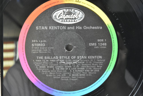 Stan Kenton [스탄 켄튼] ‎- The Ballad Style Of Stan Kenton - 중고 수입 오리지널 아날로그 LP