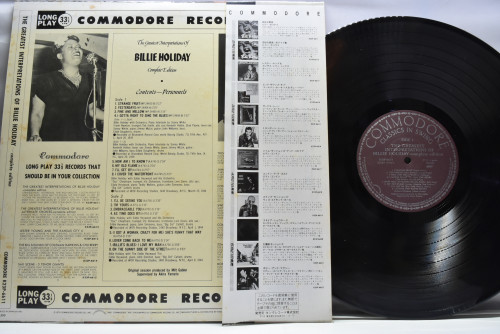 Billie Holiday [빌리 홀리데이] - The Greatest Interpretations Of Billie Holiday - Complete Edition - 중고 수입 오리지널 아날로그 LP