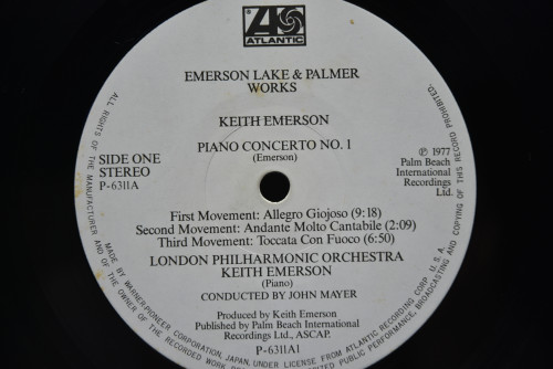 Emerson, Lake &amp; Palmer [에머슨 레이크 앤 파머] - Works (Volume 1) ㅡ 중고 수입 오리지널 아날로그 LP