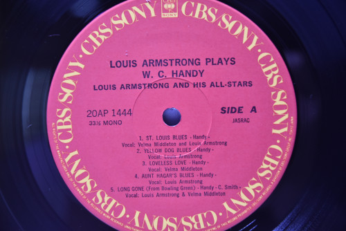 Louis Armstrong [루이 암스트롱] ‎- Louis Armstrong Plays W.C. Handy - 중고 수입 오리지널 아날로그 LP