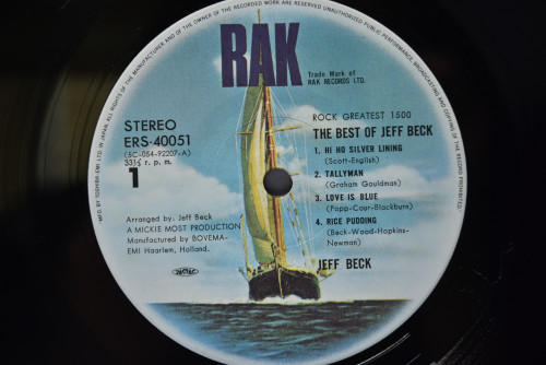 Jeff Beck [제프 벡] - The Best Of Jeff Beck ㅡ 중고 수입 오리지널 아날로그 LP