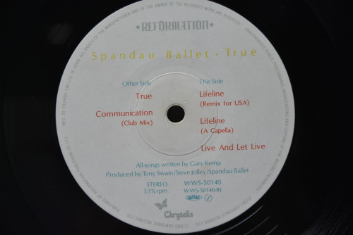 Spandau Ballet [스팬다우 발렛] - True ㅡ 중고 수입 오리지널 아날로그 LP