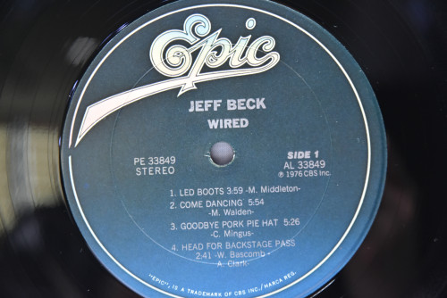 Jeff Beck [제프 벡] - Wired ㅡ 중고 수입 오리지널 아날로그 LP
