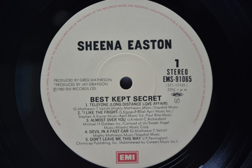 Sheena Easton [쉬나 이스턴] - Best Kept Secret ㅡ 중고 수입 오리지널 아날로그 LP