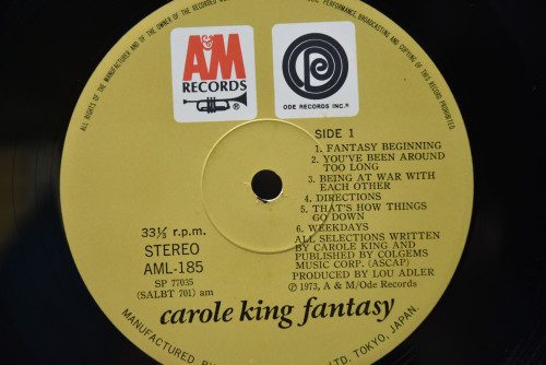 Carole King [캐롤 킹] - Fantasy ㅡ 중고 수입 오리지널 아날로그 LP