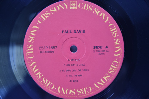 Paul Davis [폴 데이비스] - Paul Davis ㅡ 중고 수입 오리지널 아날로그 LP
