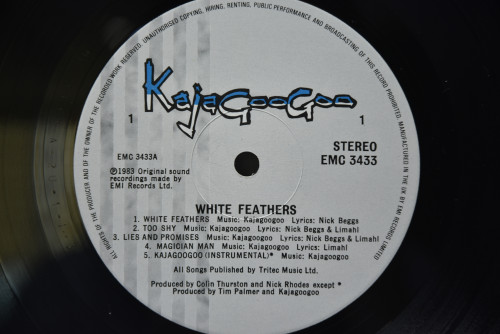 Kajagoogoo [카자구구] - WHite Feathers ㅡ 중고 수입 오리지널 아날로그 LP