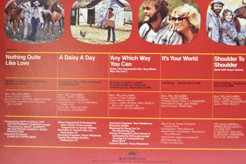 Glen Campbell [글렌 캠벨] - It&#039;s The World Gone Crazy ㅡ 중고 수입 오리지널 아날로그 LP