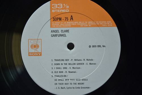 Art Garfunkel [아트 가펑클] - Angel Clare ㅡ 중고 수입 오리지널 아날로그 LP