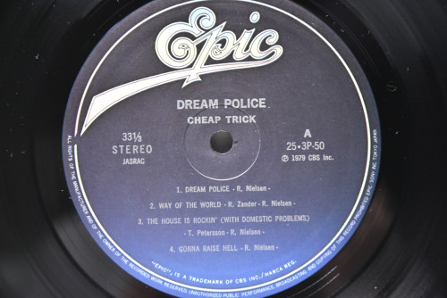 Cheap Trick [칩 트릭] - Dream Police ㅡ 중고 수입 오리지널 아날로그 LP